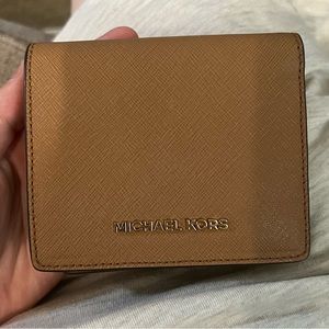 Michael Kors tan wallet